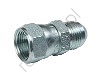 Nypel aluminiowy -6JIC x M12x1.5 (gniazdo wypukłe)